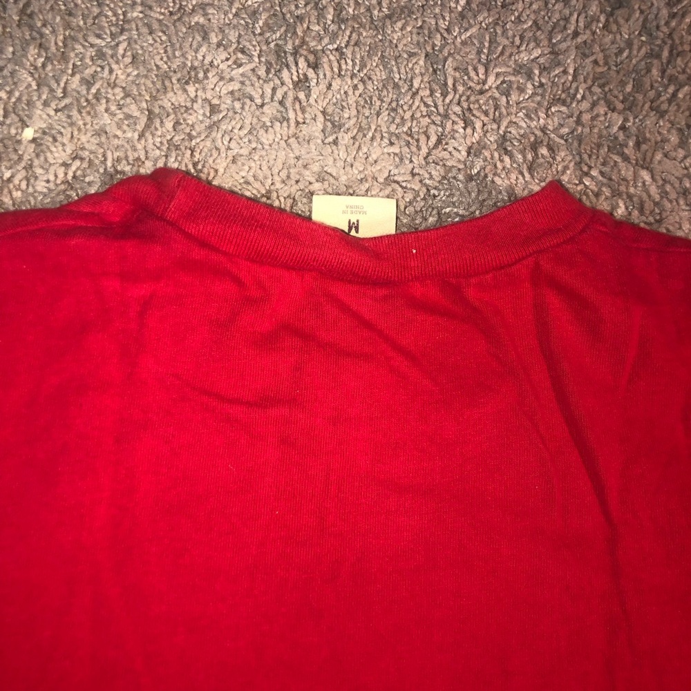 Hollister Vintage Tee Classic 90s 2000s Surfer Skater Red Shirt Mens Size Medium - Picture 7 of 8